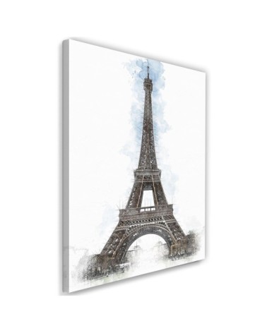 Wall Canvas painting Eiffel Tower hand painted | FEEBY
