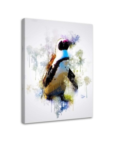 Canvas prints for Kids room Colourful penguin Cornel Vlad | FEEBY