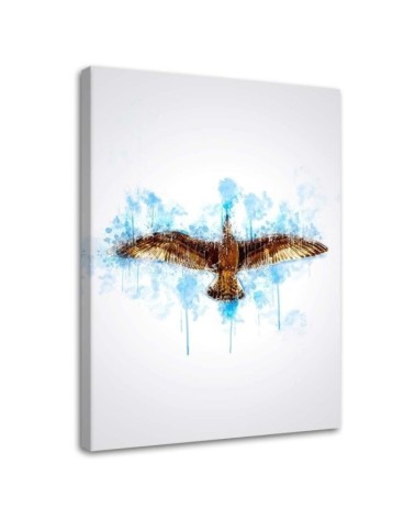 Bird - canvas painting for children | FEEBY
