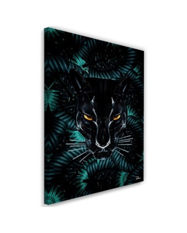 Panther - painting for living room on canvas Rubiant | FEEBY