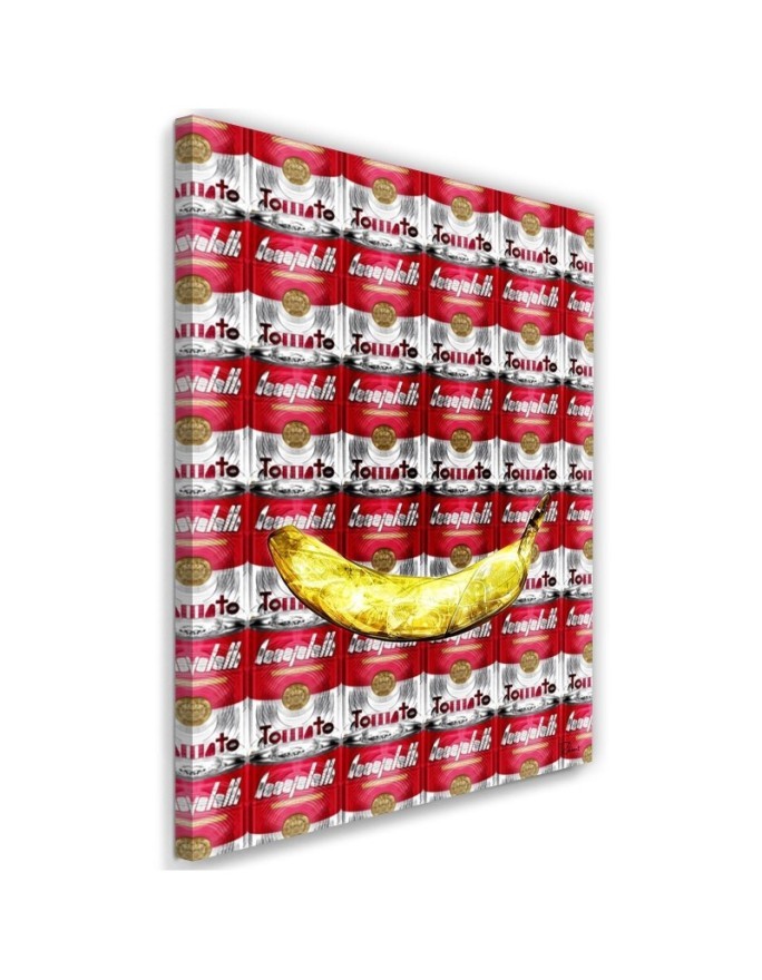 Obraz do kuchni Banan i puszki pomidorów digital art | FEEBY