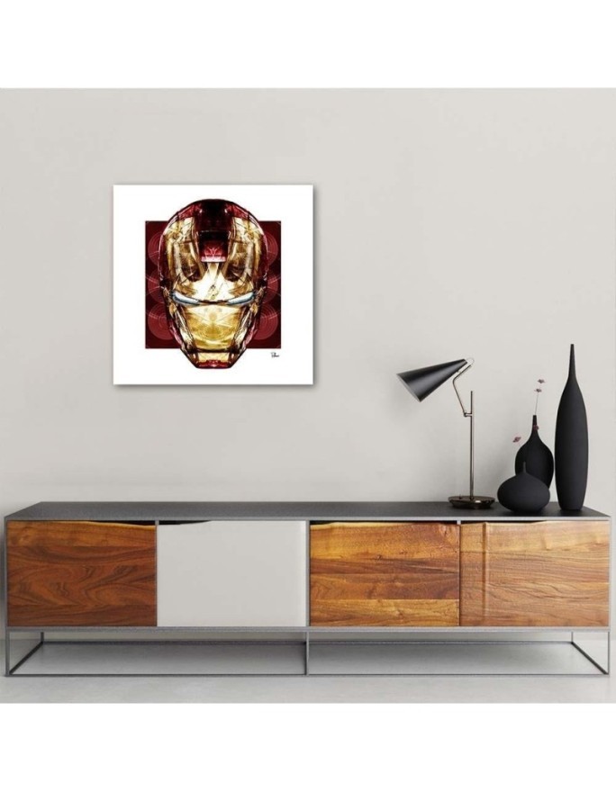 Obraz na ścianę Głowa Iron Man'a Rubiant digital art | FEEBY