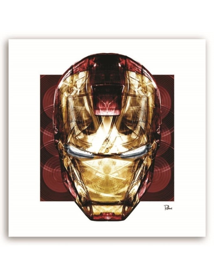 Obraz na ścianę Głowa Iron Man'a Rubiant digital art | FEEBY