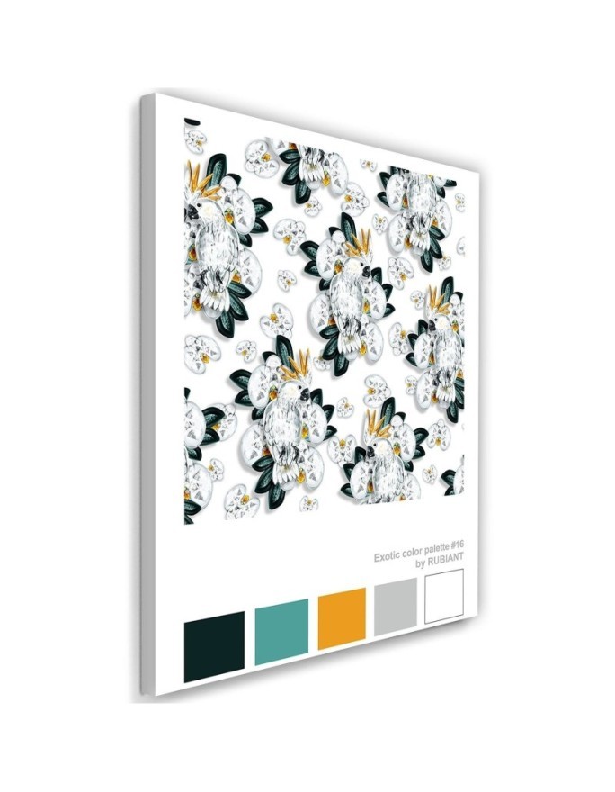 Exotics Rubiant canvas painting for living room | FEEBY