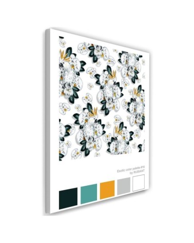 Exotics Rubiant canvas painting for living room | FEEBY