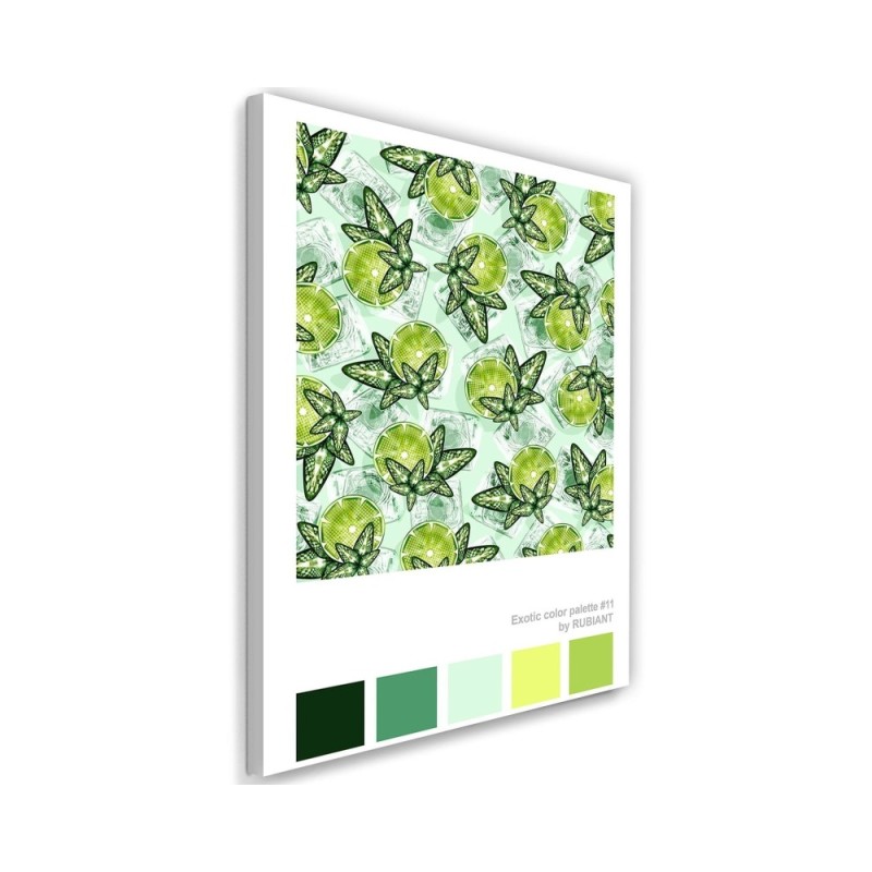 Limonki - obraz do kuchni exotic color Rubiant | FEEBY