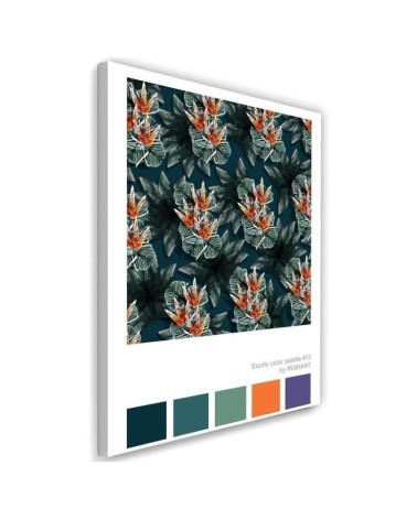 Water lilies - wall art paintings for living room Rubiant | FEEBY