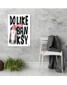 Obraz na ścianę Banksy napis i farba spray Rubiant | FEEBY