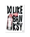 Obraz na ścianę Banksy napis i farba spray Rubiant | FEEBY