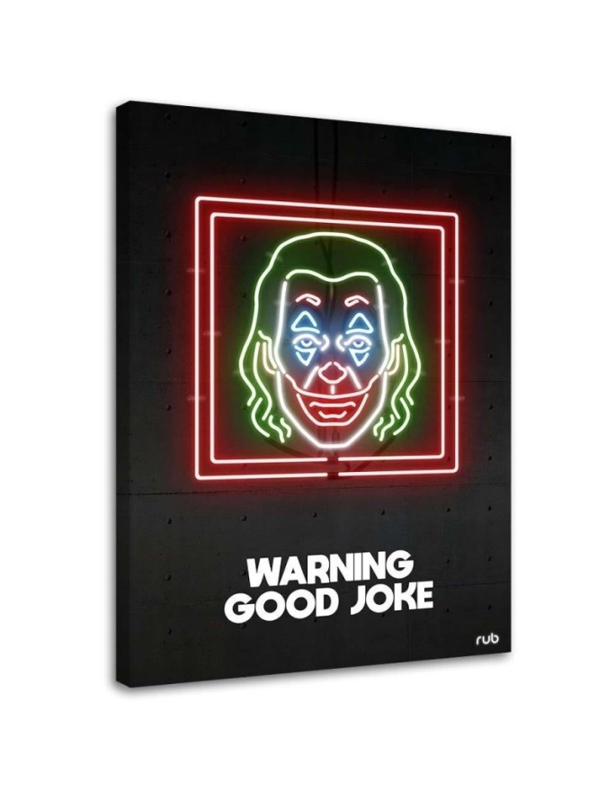 Obraz na płótnie Joker neon- Rubiant
