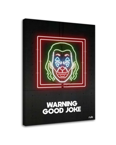 Canvas prints on canvas Joker neon- Rubiant | FEEBY
