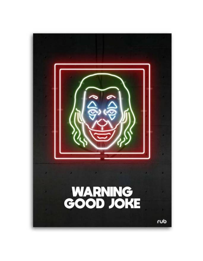 Obraz na płótnie Joker neon- Rubiant