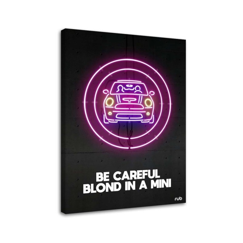 Canvas prints for a teenager Car neon Rubiant | FEEBY