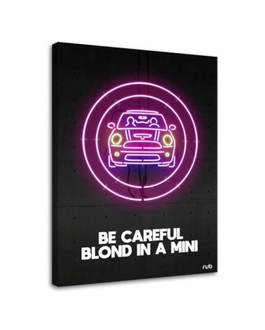 Canvas prints for a teenager Car neon Rubiant | FEEBY