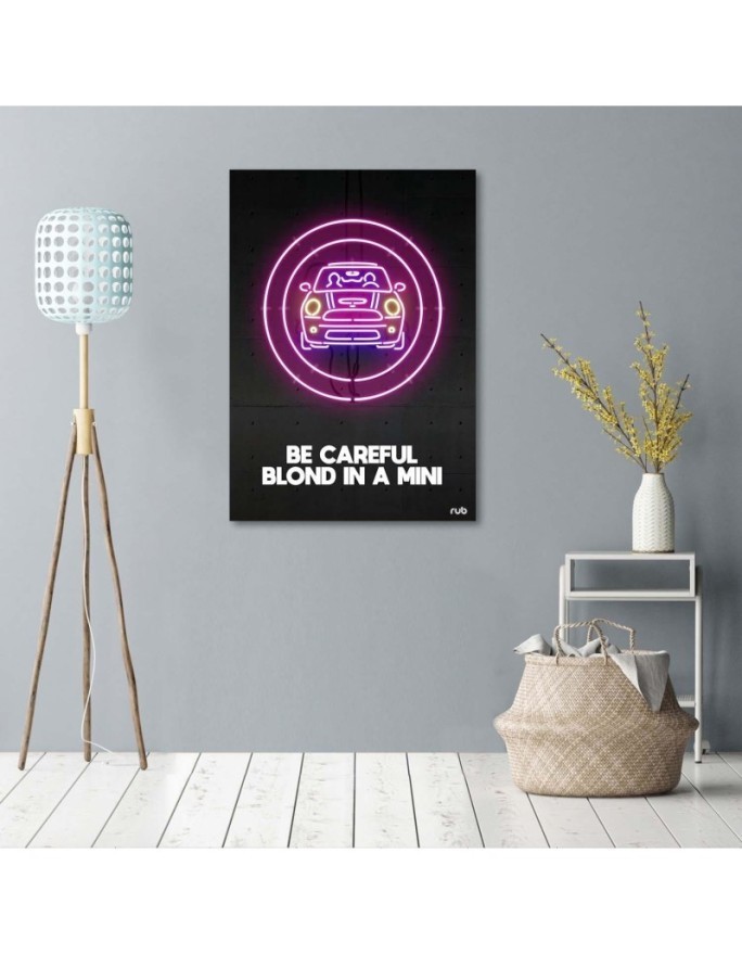 Obraz dla nastolatka Samochód neon Rubiant | FEEBY