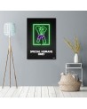 Hulk neon - obraz młodzieżowy na ścianę do pokoju Rubiant | FEEBY