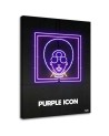 Obrazy na ścianę do pokoju młodzieżowego Purple icon neon | FEEBY