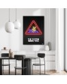 Neon youth wall art painting for room | FEEBY