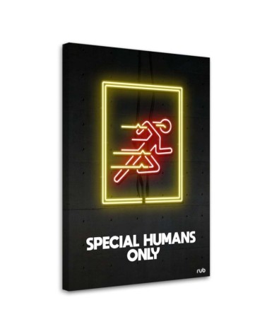 Neon youth wall art painting for room | FEEBY