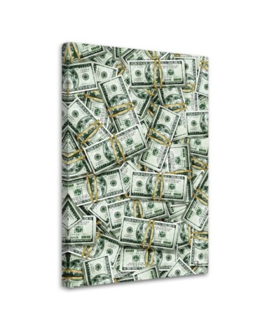 Dollars - canvas print for office, study | FEEBY
