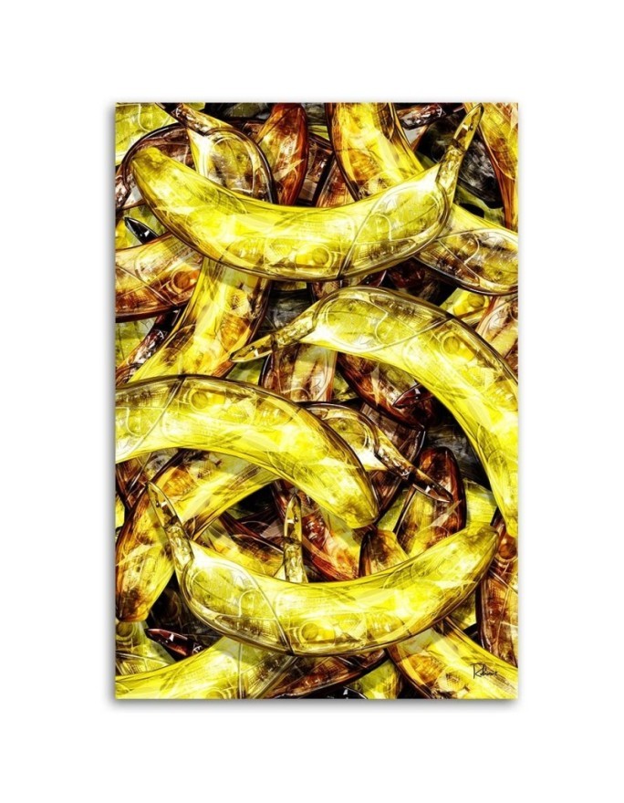 Banany - obrazy na ścianę do kuchni, jadalni | FEEBY