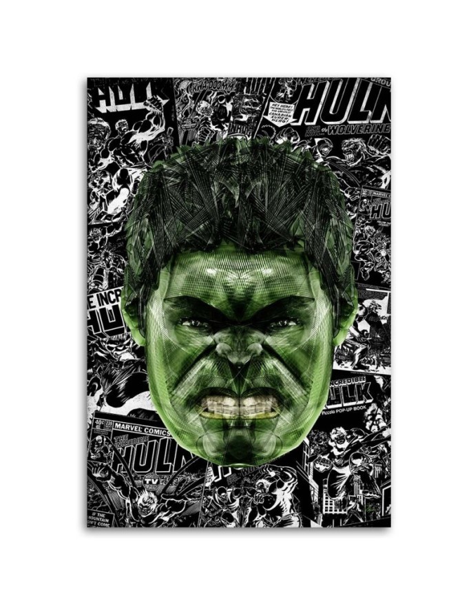 Hulk - obrazy ścienne do pokoju nastolatka Rubiant | FEEBY