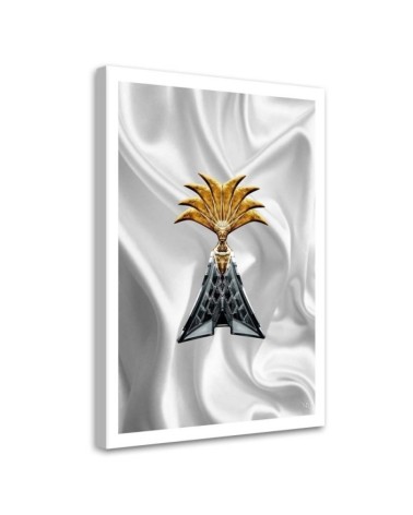 Designer Canvas prints for the home - Perfume vial on white background Rubiant | FEEBY