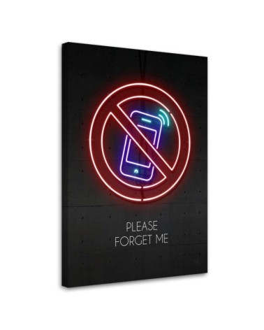 Canvas prints for teenagers - Neon phone Rubiant | FEEBY