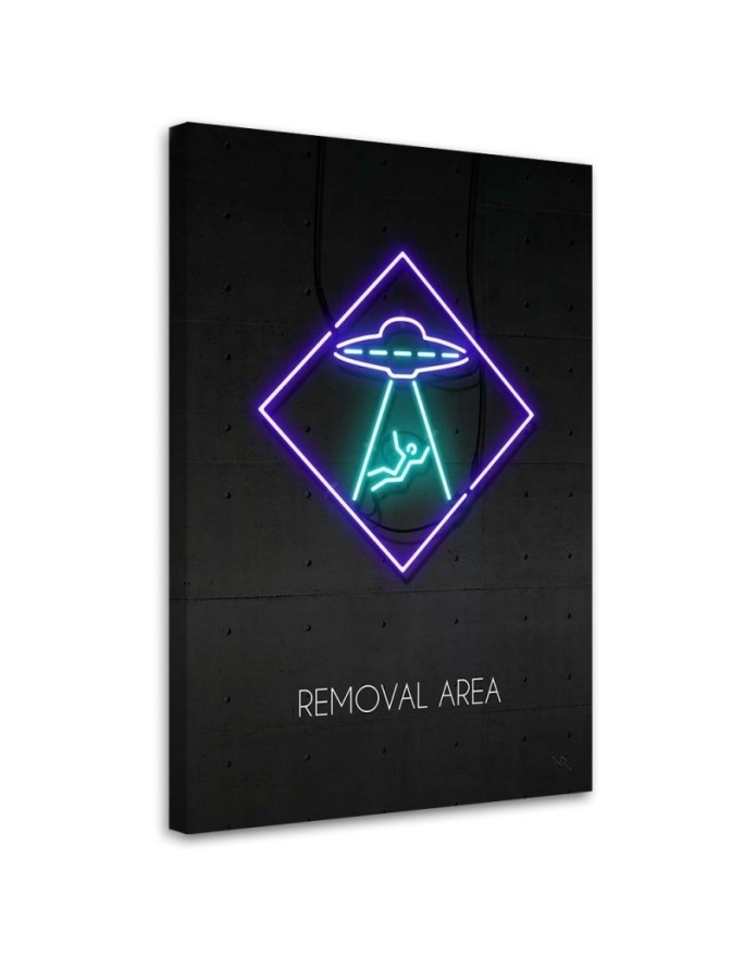 Obrazy dla nastolatków - Ufo neon | FEEBY