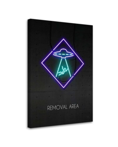 Canvas prints for teenagers - Ufo neon | FEEBY