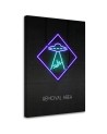 Obrazy dla nastolatków - Ufo neon | FEEBY