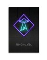 Obrazy dla nastolatków - Ufo neon | FEEBY