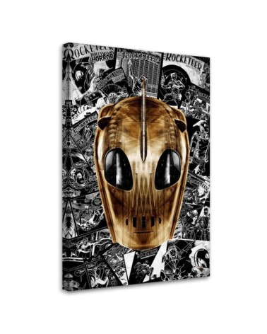Canvas prints for teenagers - Rubiant golden mask | FEEBY