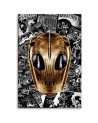 Canvas prints for teenagers - Rubiant golden mask | FEEBY