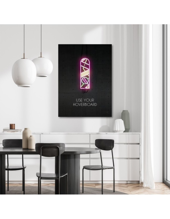 Teenage room Canvas painting - Neon board | FEEBY