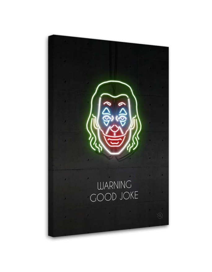 Nowoczesny obraz na płótnie - Joker neon | FEEBY