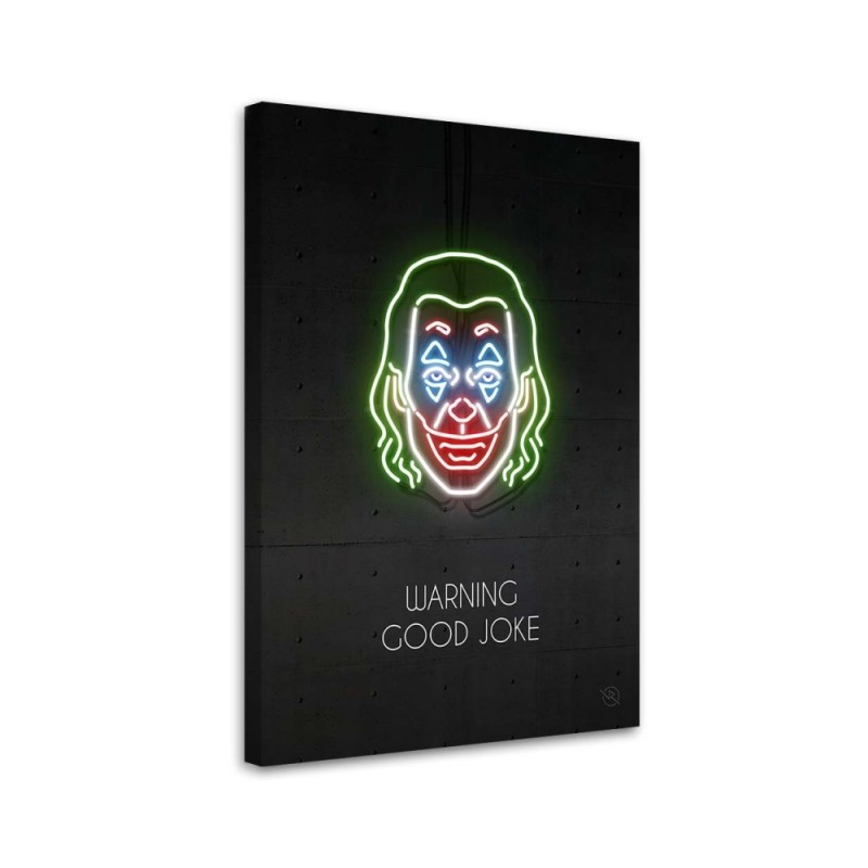 Nowoczesny obraz na płótnie - Joker neon | FEEBY
