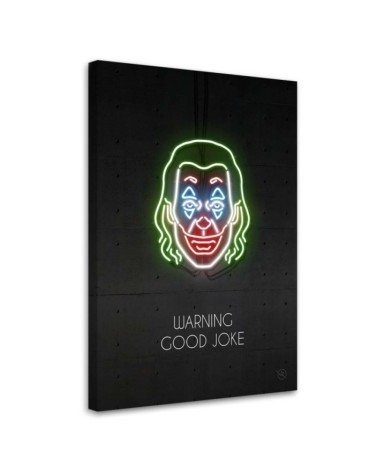 Nowoczesny obraz na płótnie - Joker neon | FEEBY