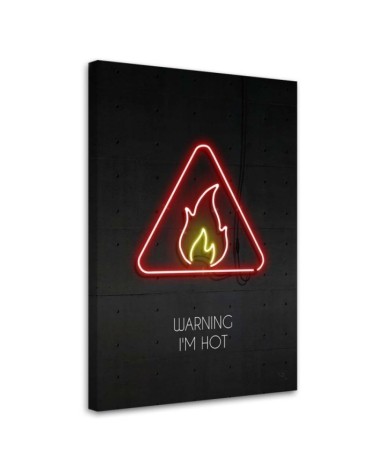 Modern canvas painting - Fire neon | FEEBY