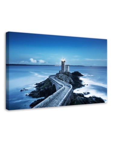 Canvas prints Lighthouse and sea | FEEBY