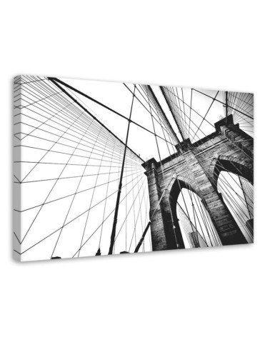 Bridge New York - canvas painting for the room | FEEBY