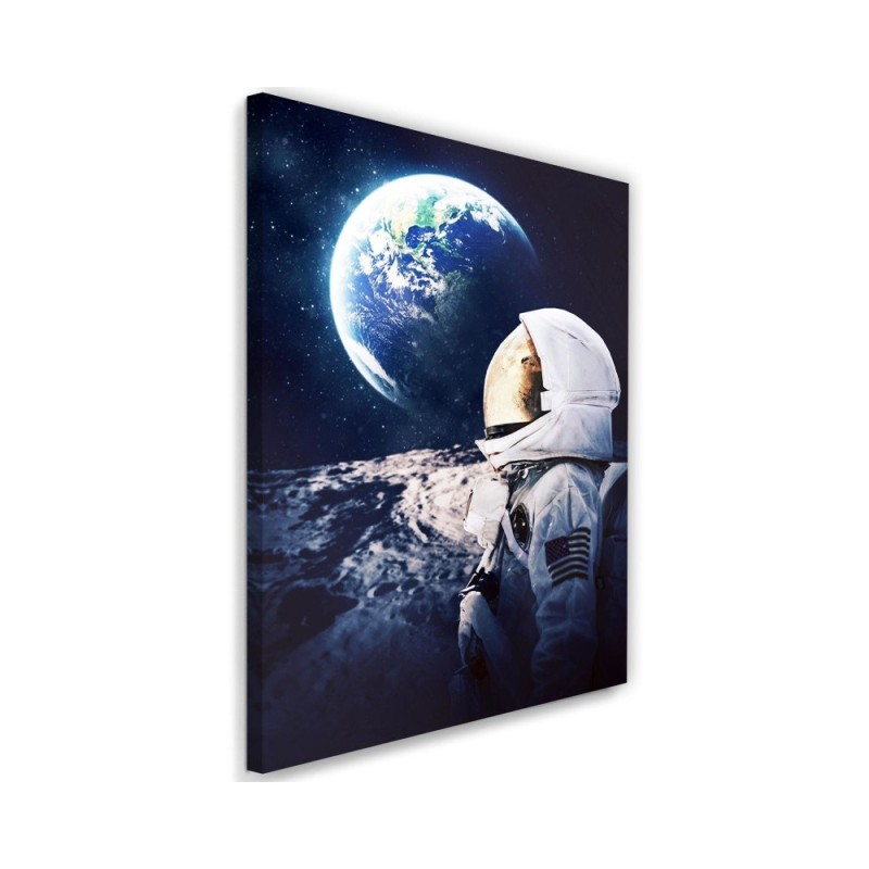 Obraz na ścianę Astronauta patrzący na Ziemie z kosmosu | FEEBY