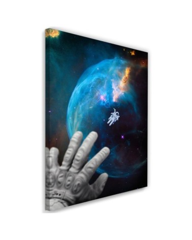Obraz na płótnie canvas na ścianę Dłoń w kosmosie | FEEBY