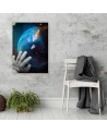 Obraz na płótnie canvas na ścianę Dłoń w kosmosie | FEEBY