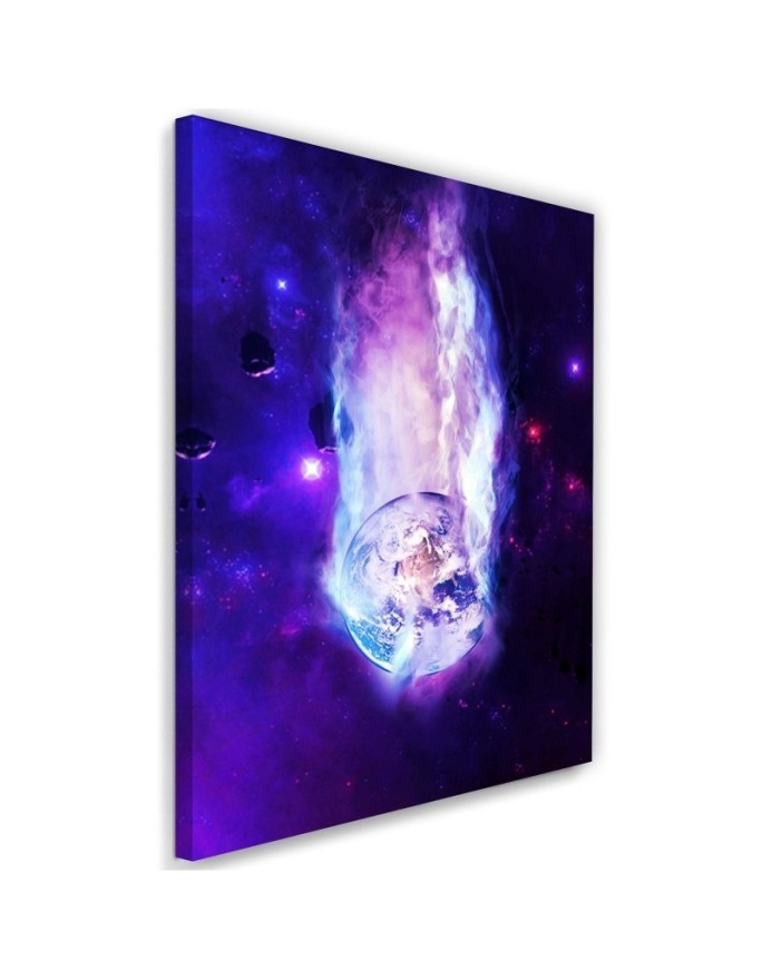 Planeta kosmos - obraz na płótnie canvas do pokoju | FEEBY