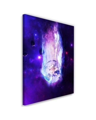 Planeta kosmos - obraz na płótnie canvas do pokoju | FEEBY