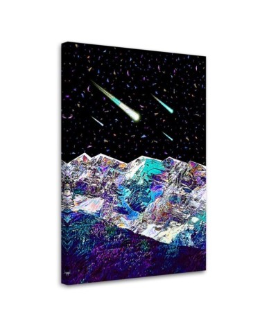 Modern Science - Fiction neon Canvas painting Gab Fernando | FEEBY