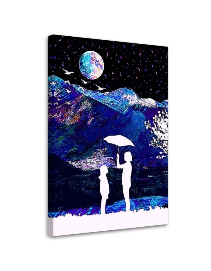 Obraz digital art Deszczowy dzień w górach Gab Fernando | FEEBY