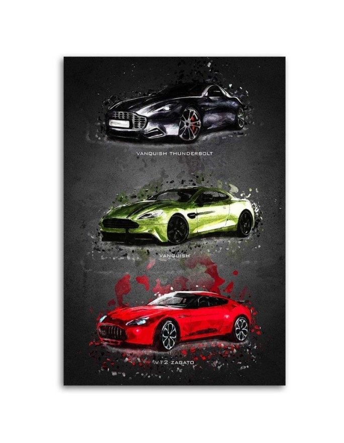 Obraz Aston Martin samochód do biura na ścianę | FEEBY