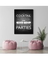Obraz z napisem Coctail do kuchni, baru na ścianę | FEEBY